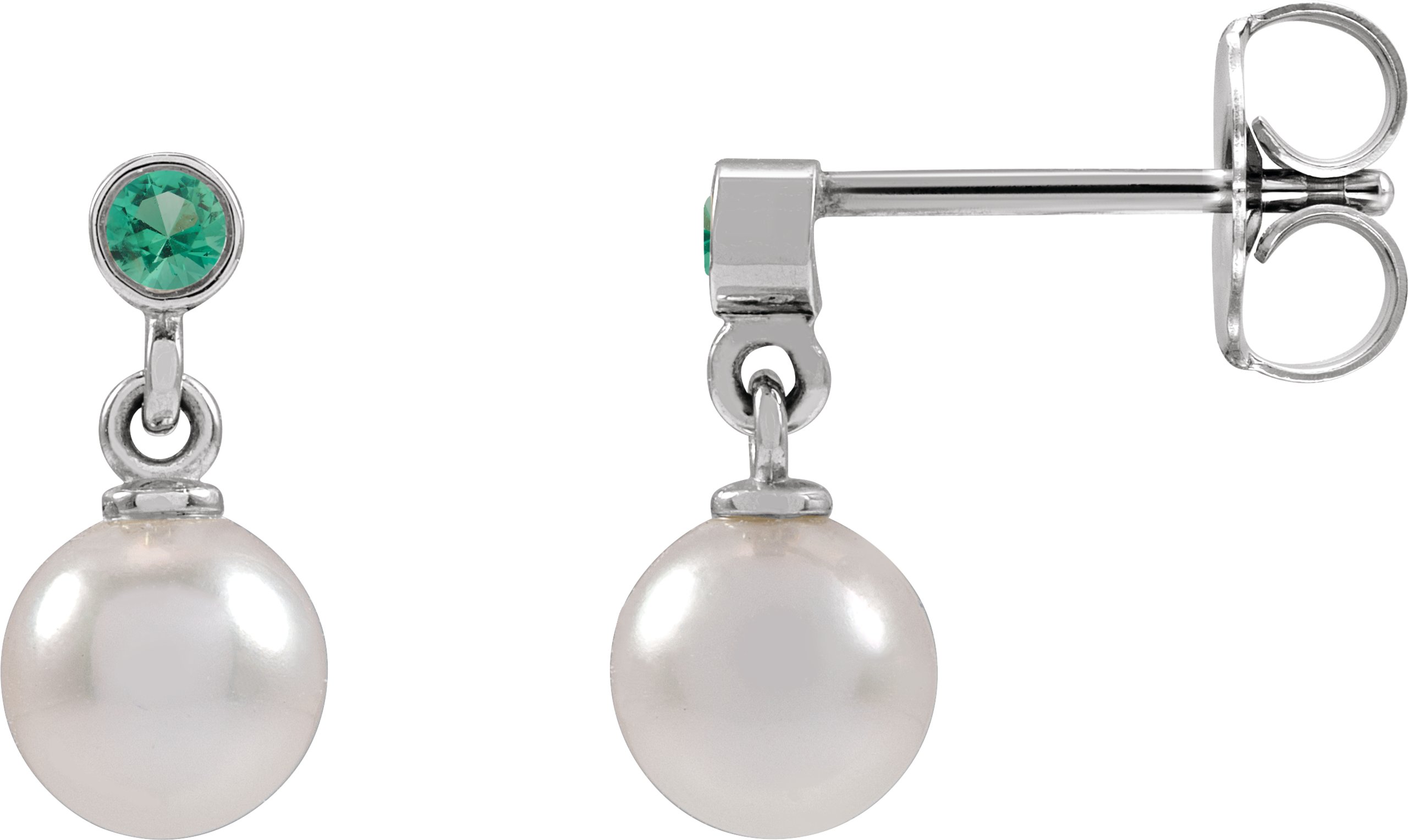 Accented Pearl Earrings