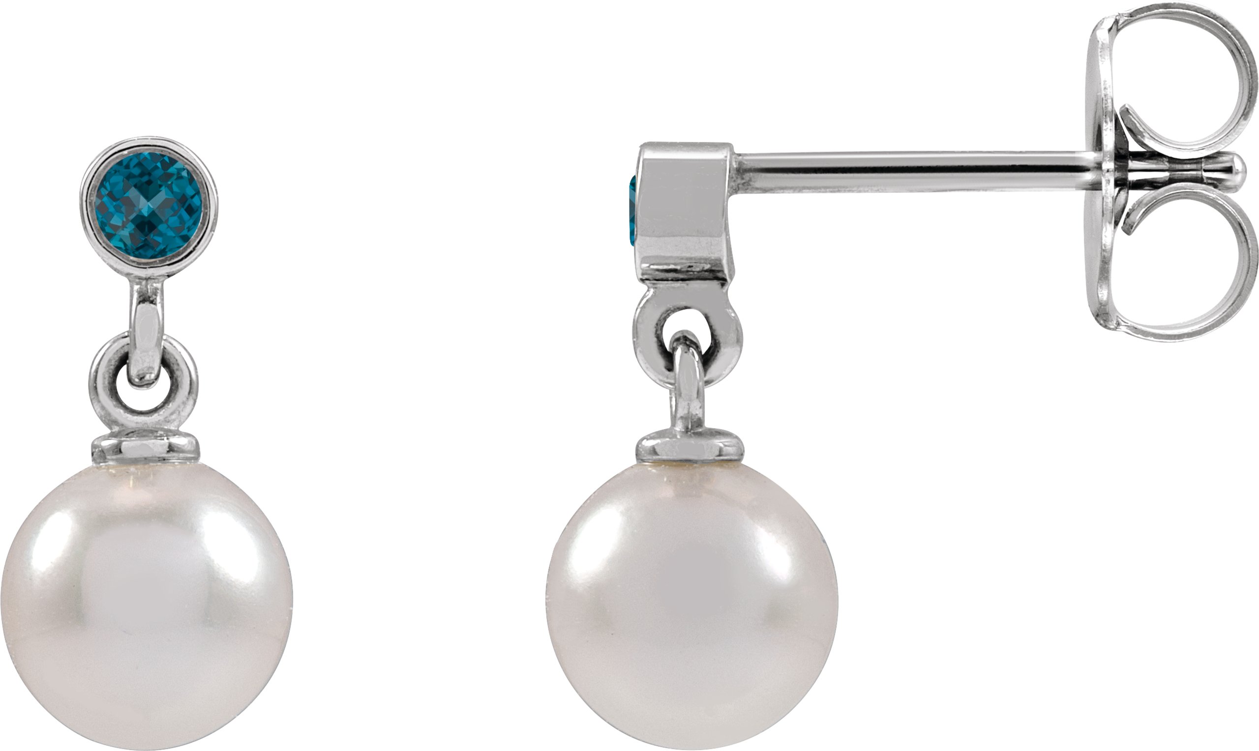 Accented Pearl Earrings