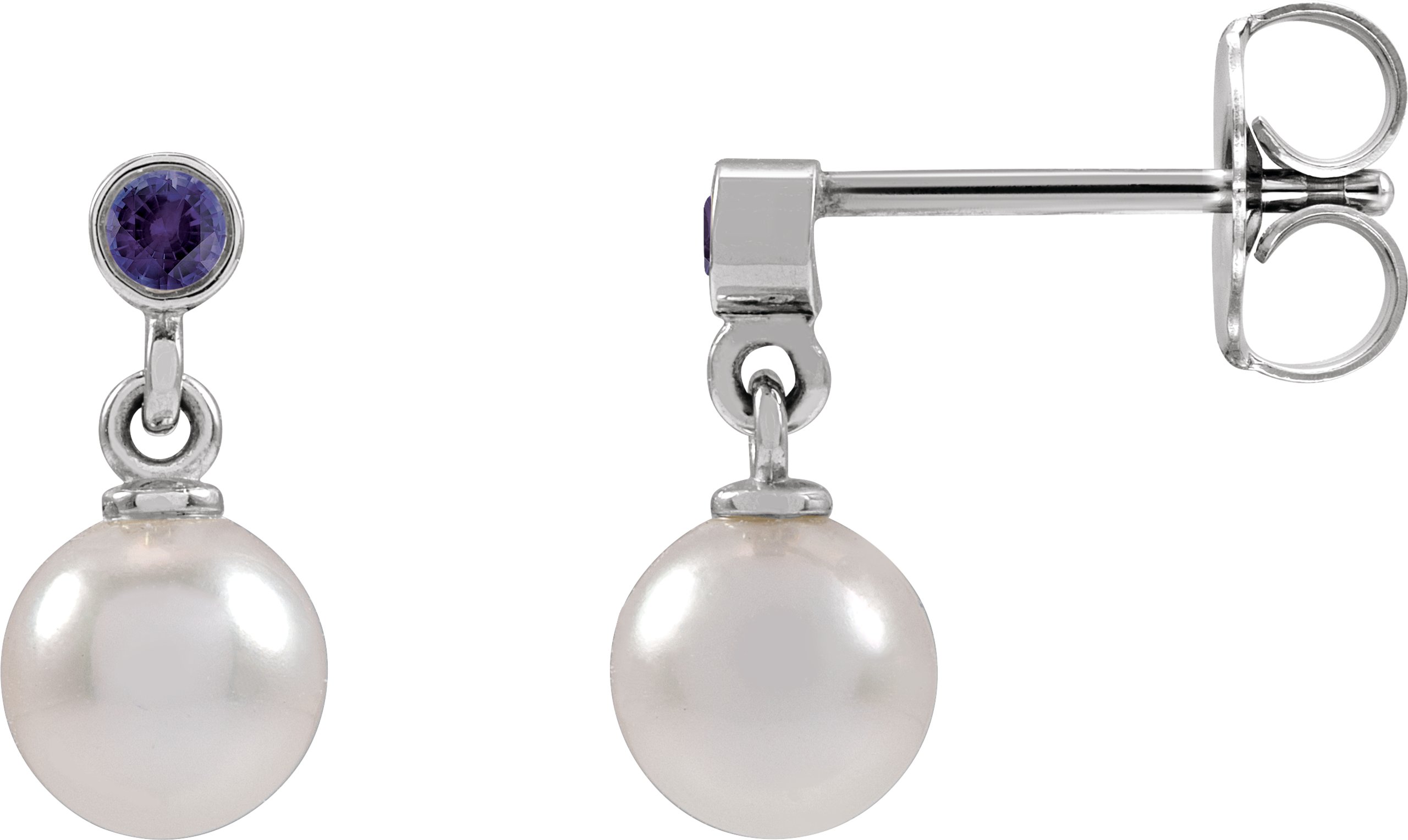 Accented Pearl Earrings