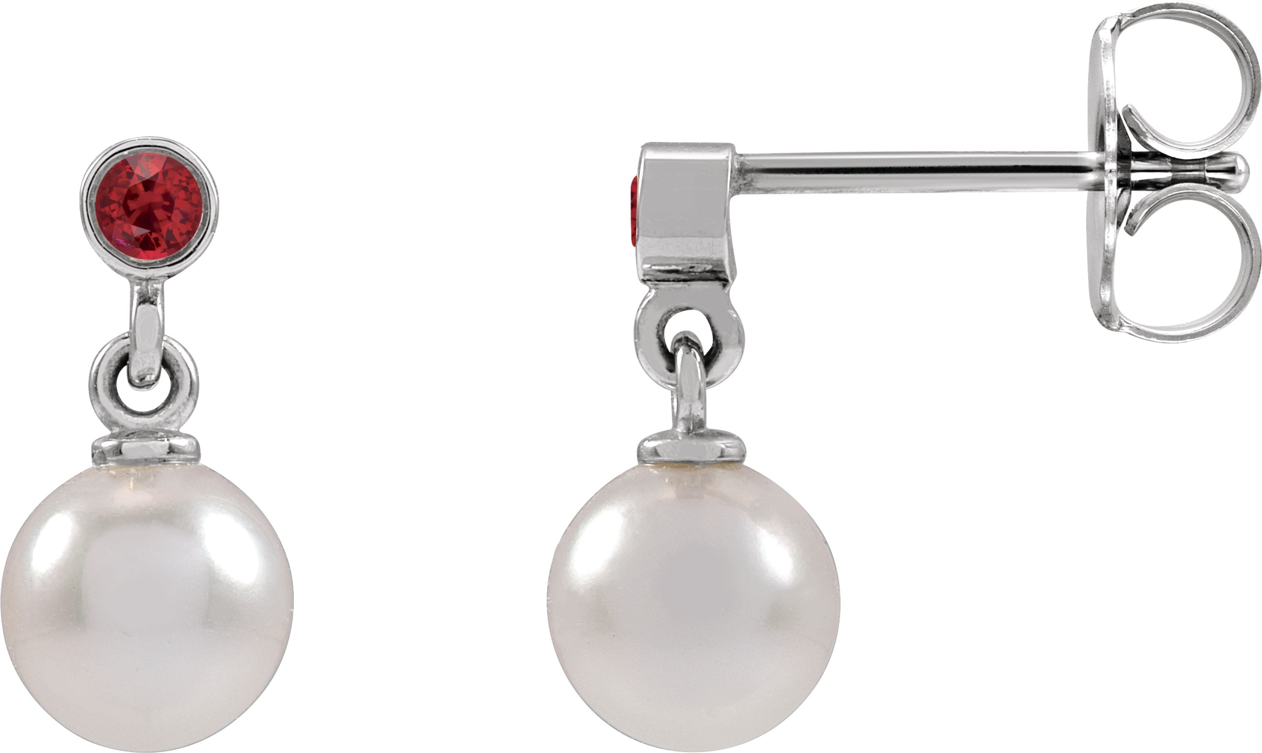 Accented Pearl Earrings