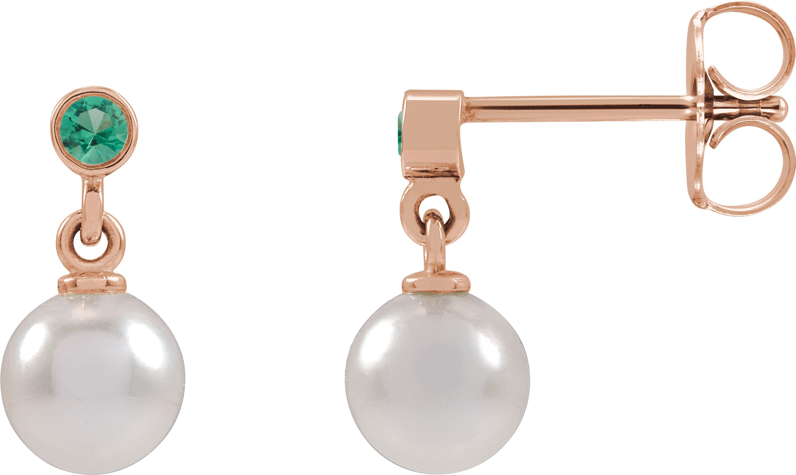 Accented Pearl Earrings