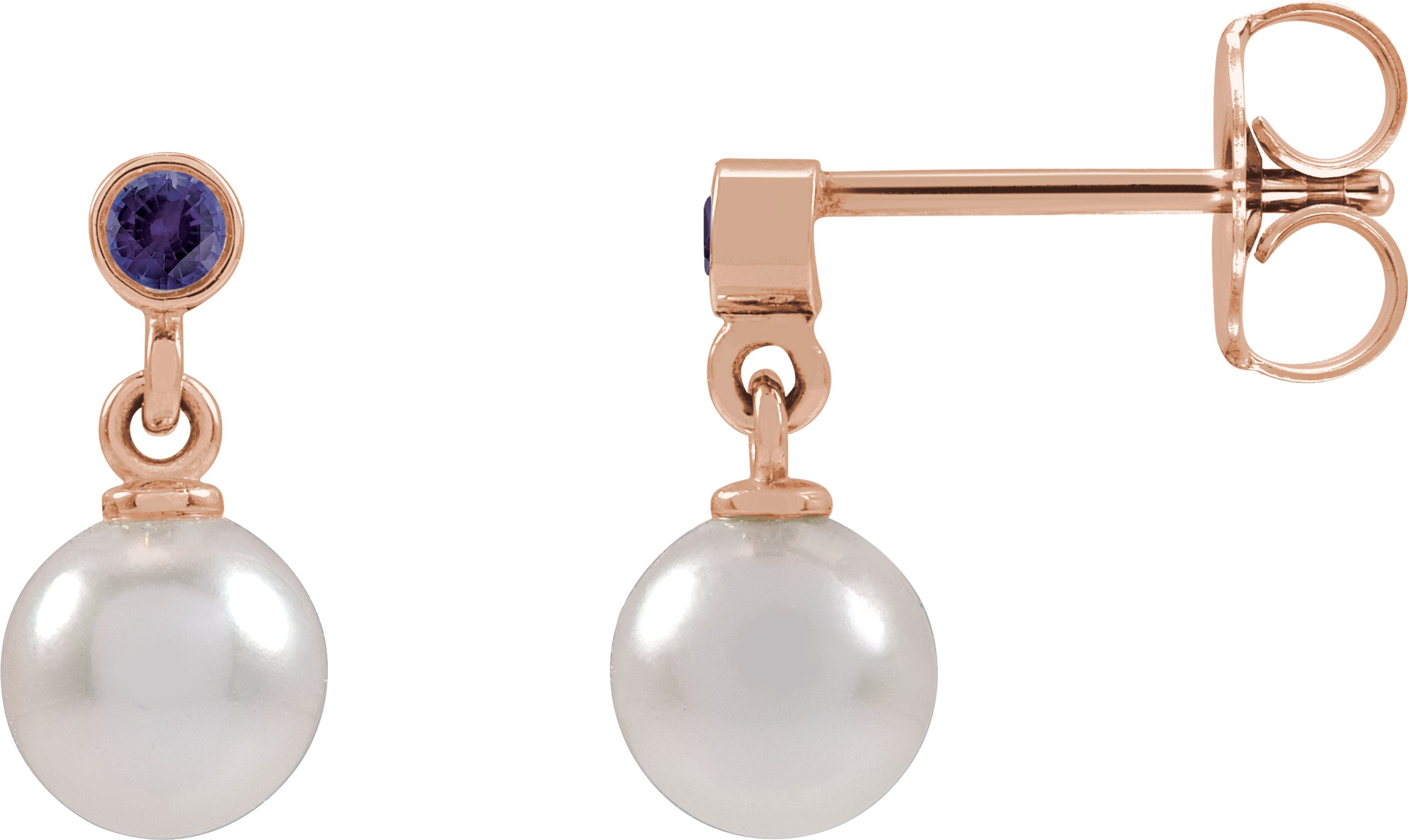 Accented Pearl Earrings