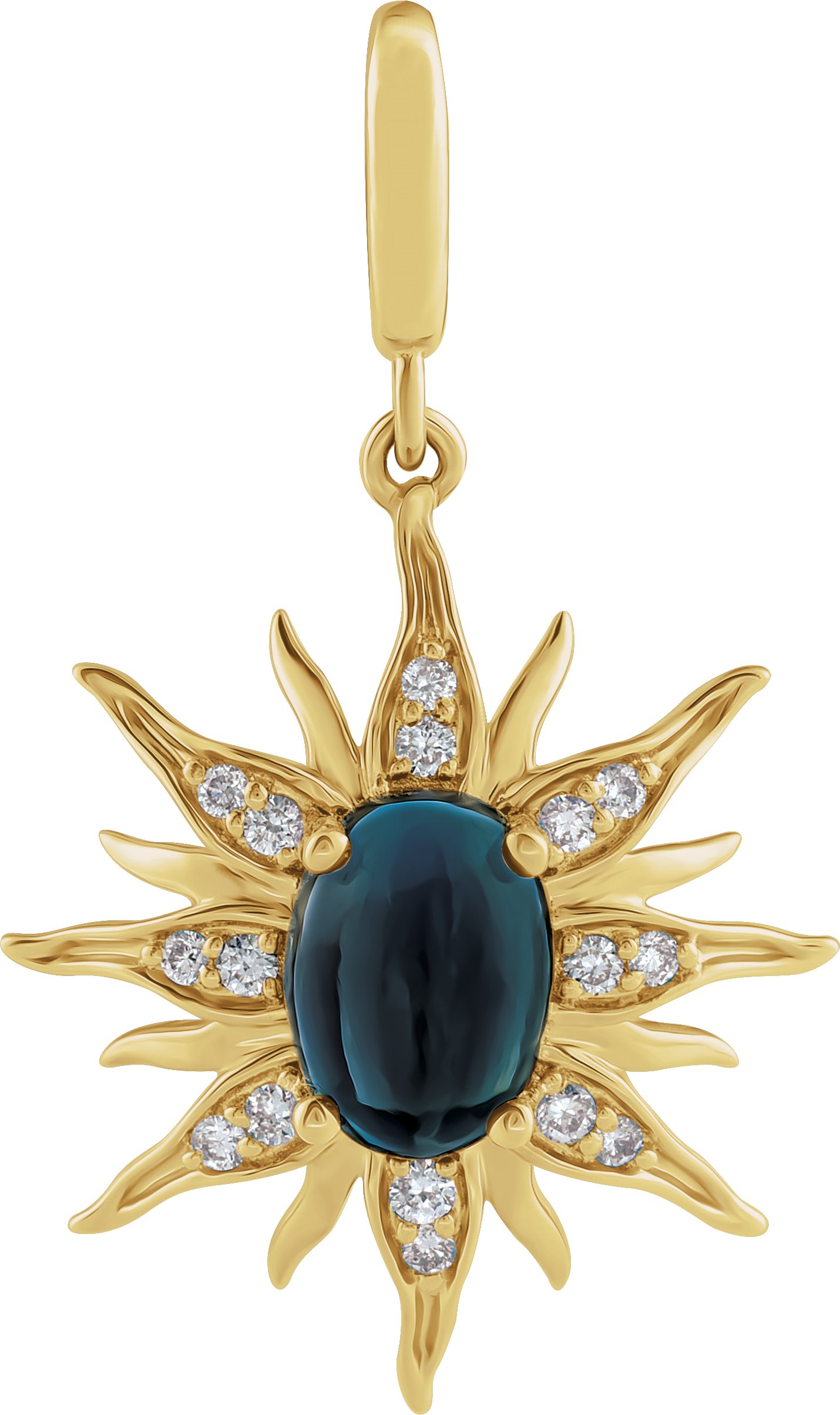 Accented Sun Charm/Pendant