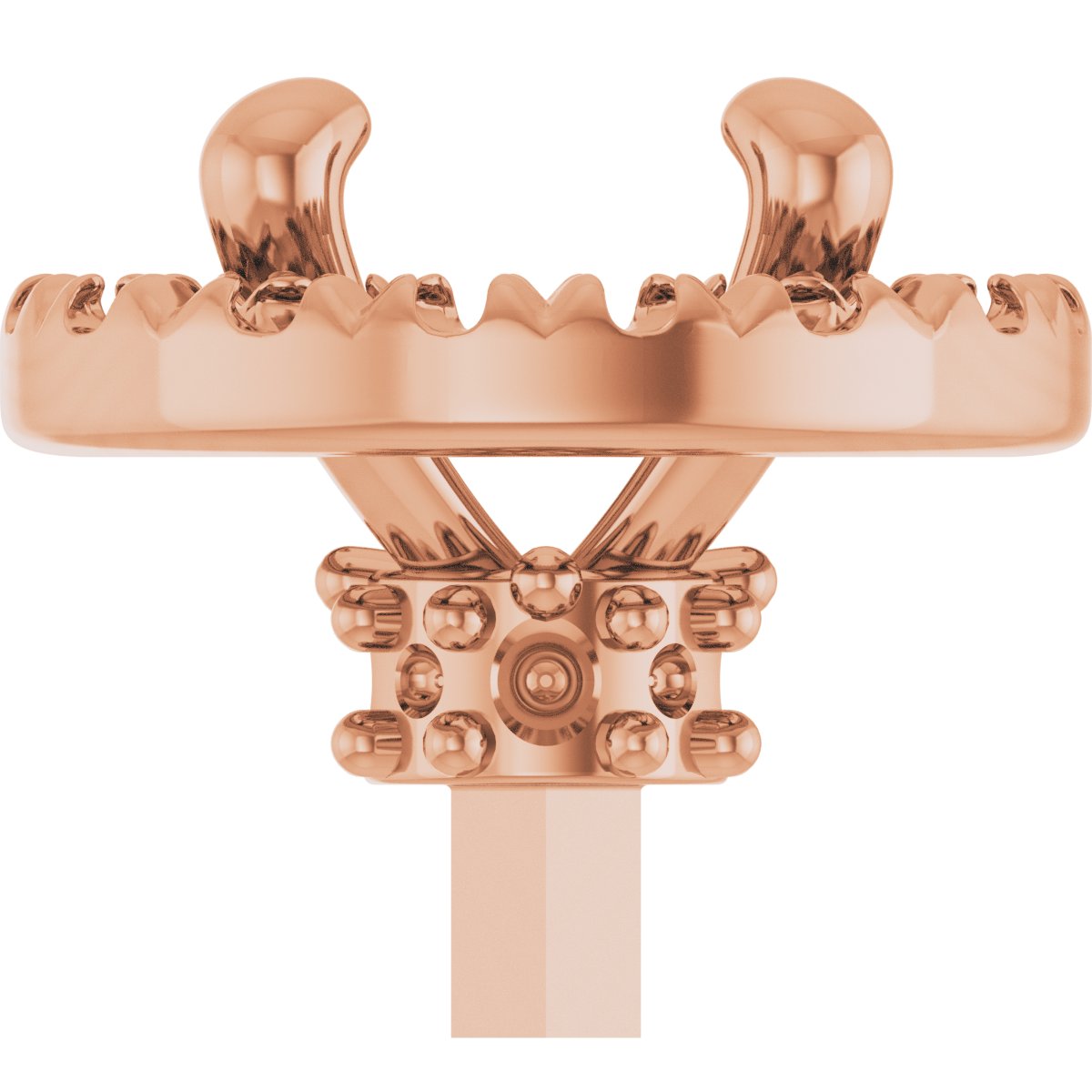 Round 4-Prong Halo-Style Peg Setting