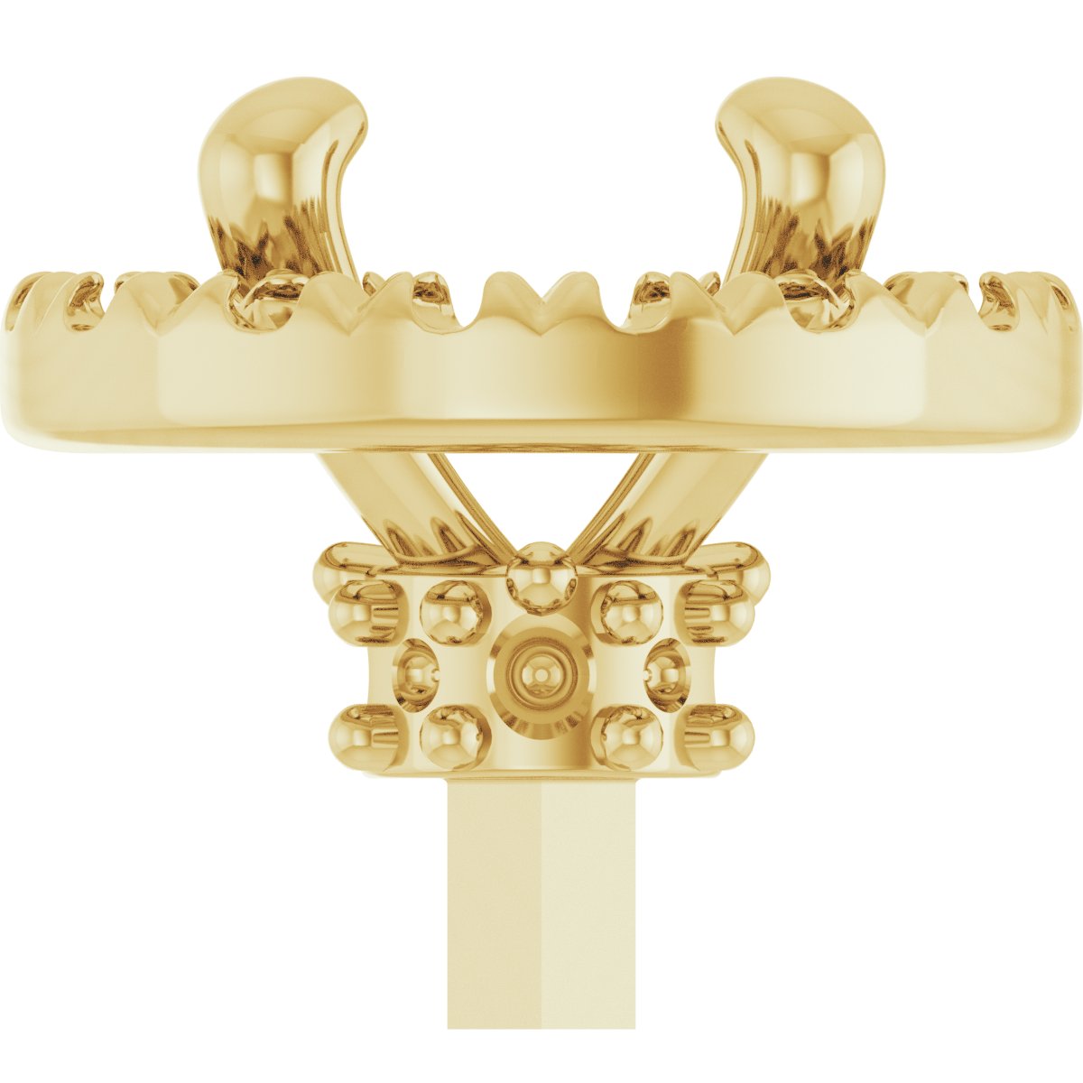 Round 4-Prong Halo-Style Peg Setting