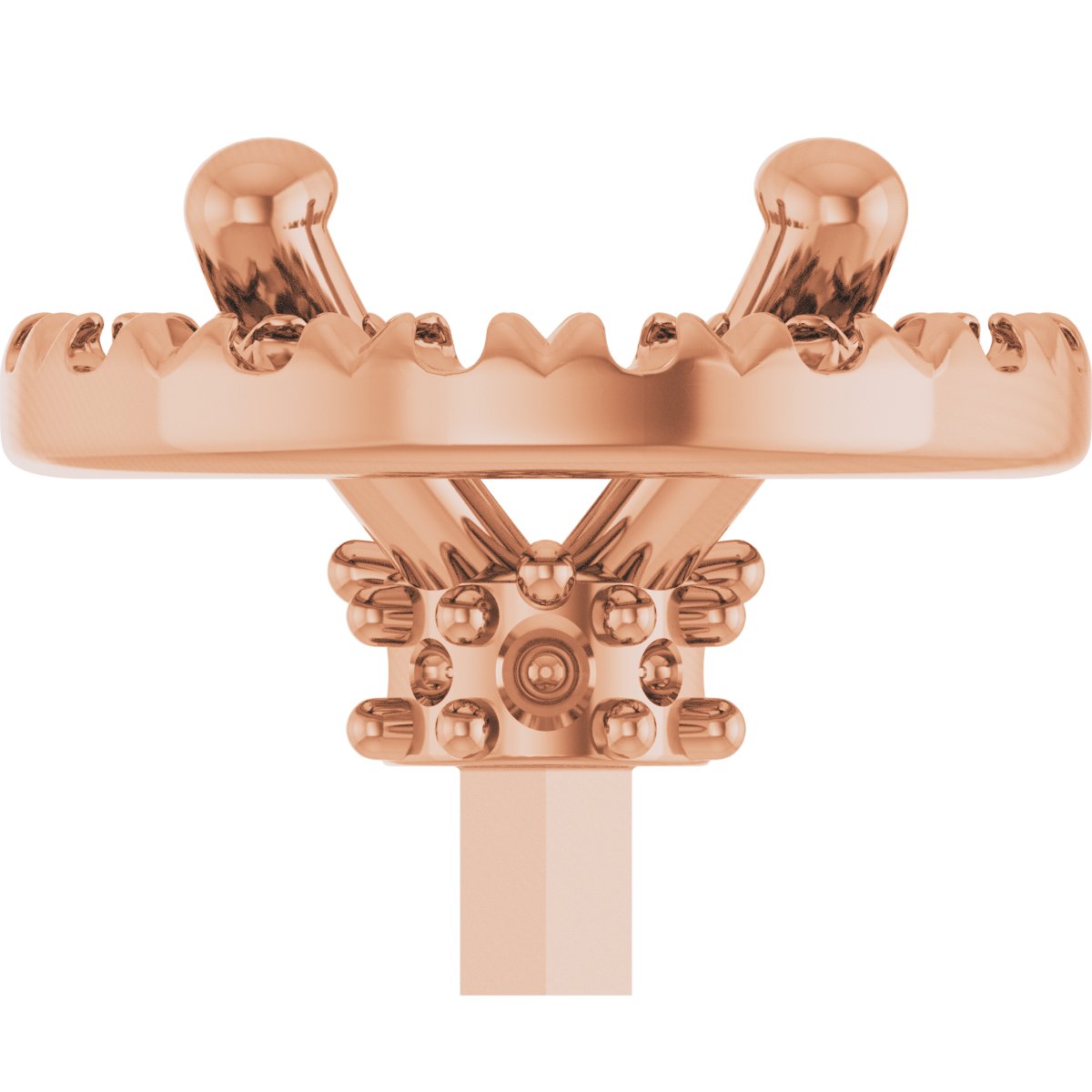 Round 4-Prong Halo-Style Peg Setting