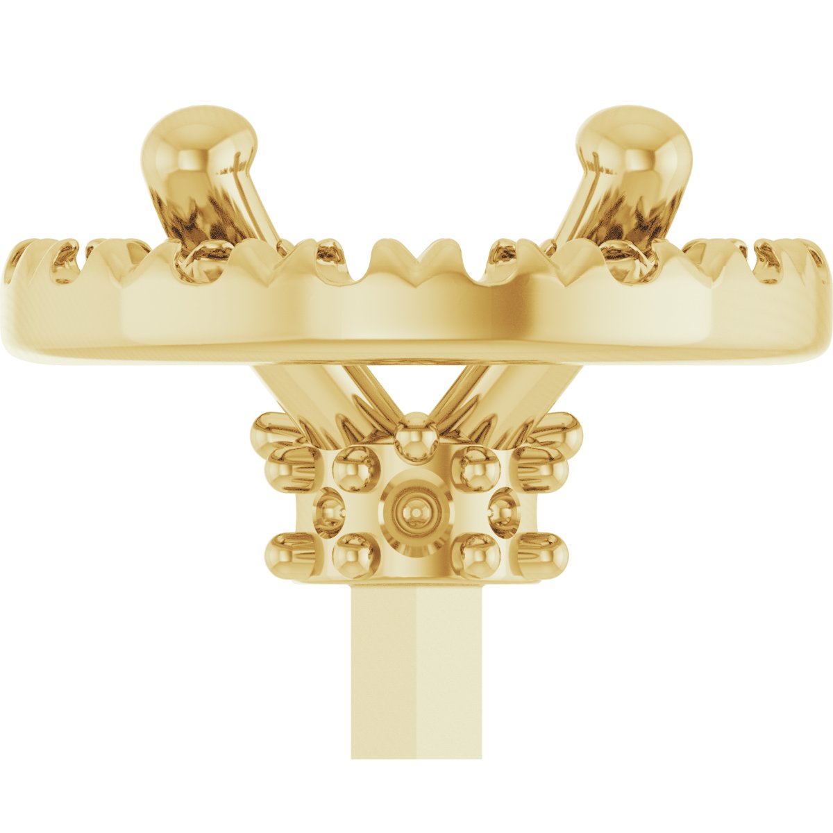 Round 4-Prong Halo-Style Peg Setting
