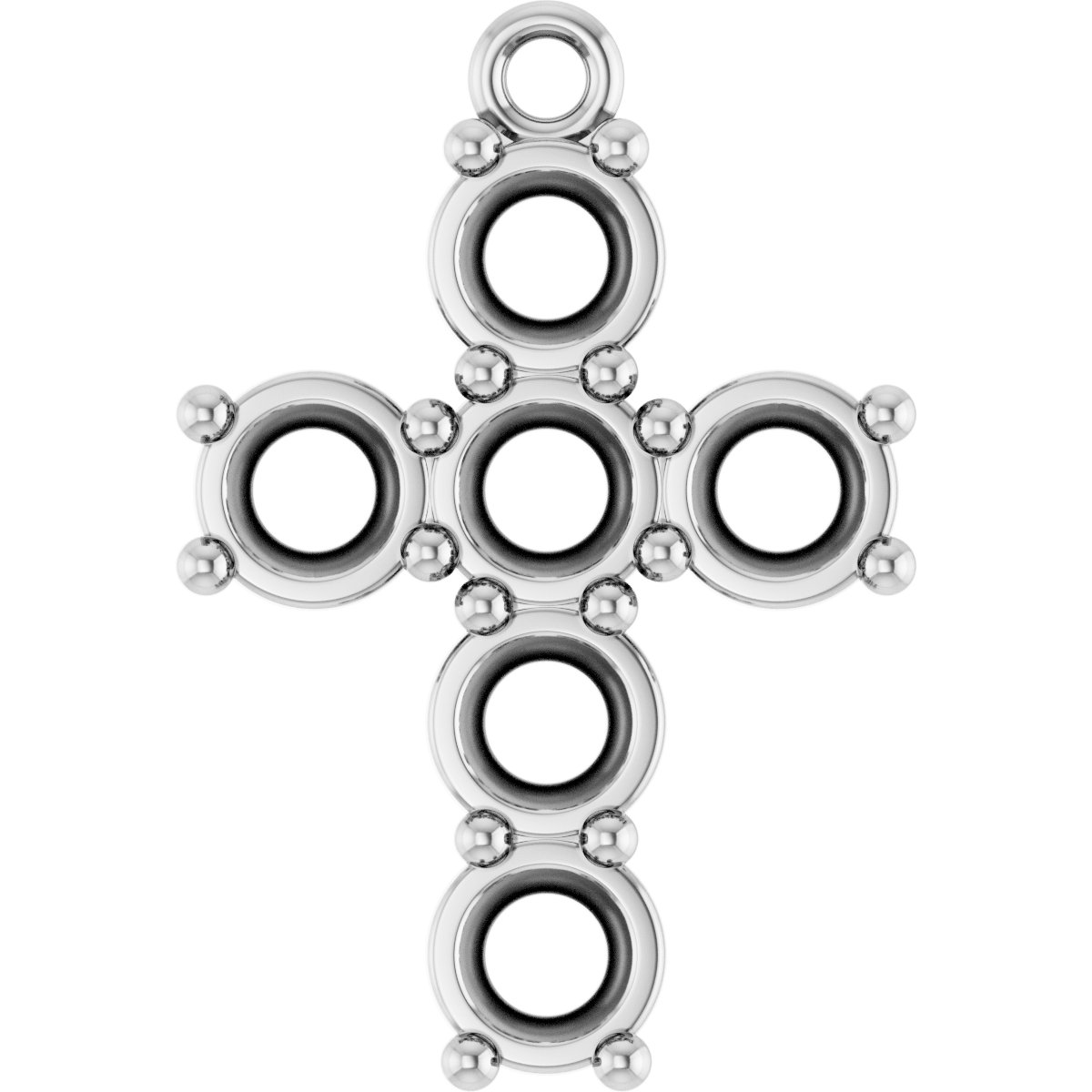Accented Cross Dangle