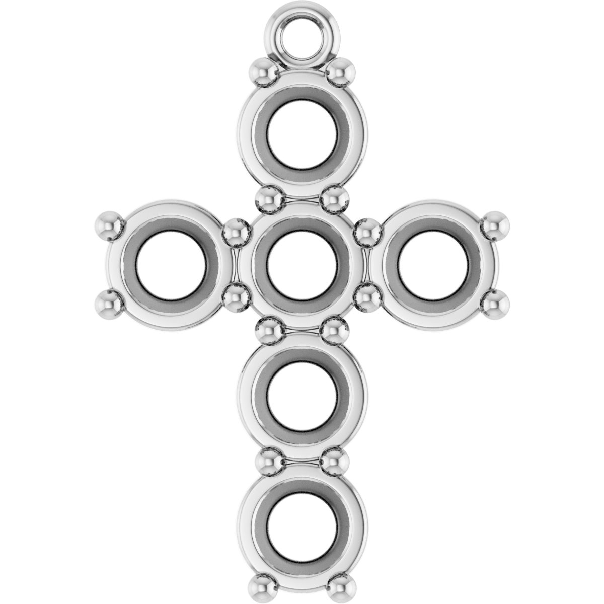 Accented Cross Dangle