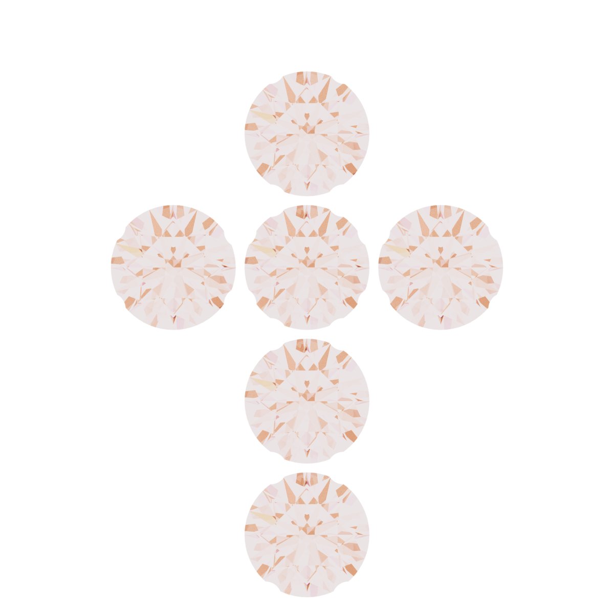 Accented Cross Dangle