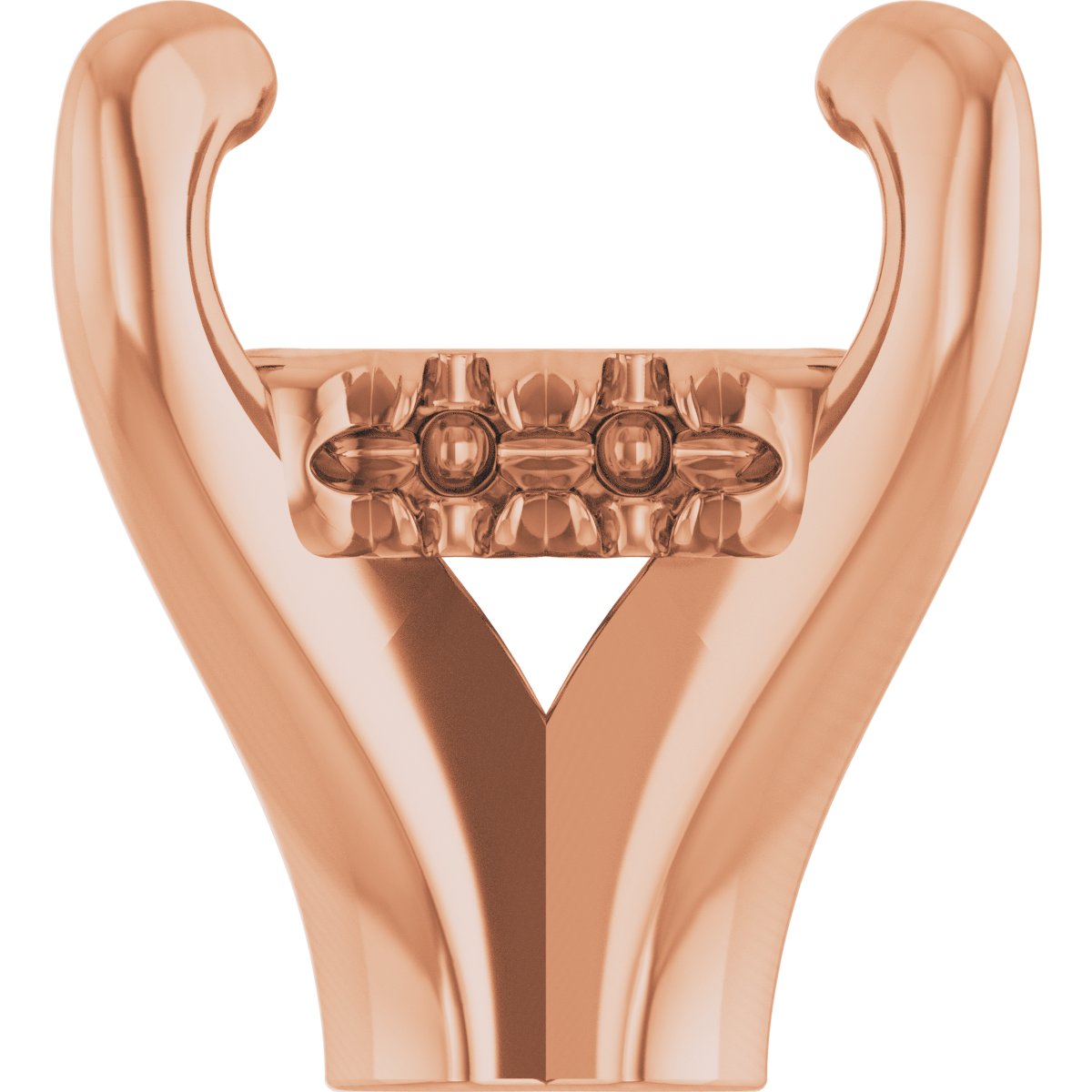 4-Prong Claw Hidden Halo-Style Shank Setting