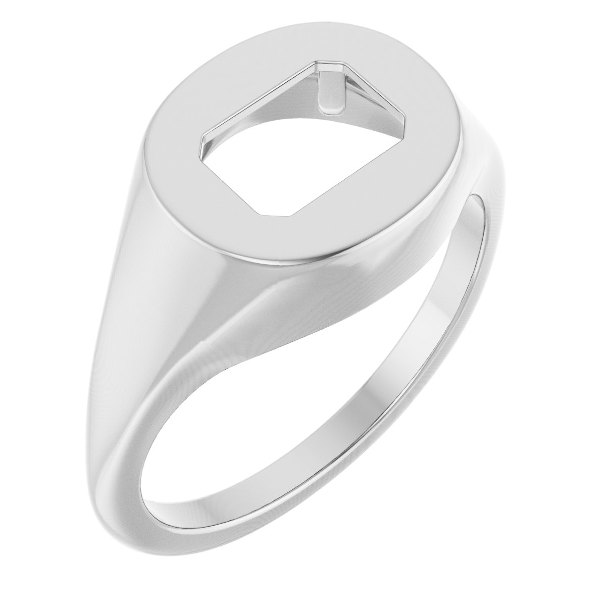 Solitaire Signet Ring