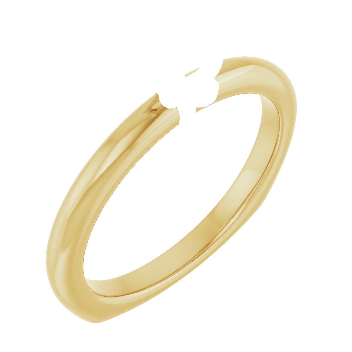 Claw-Prong Euro Shank Engagement Ring