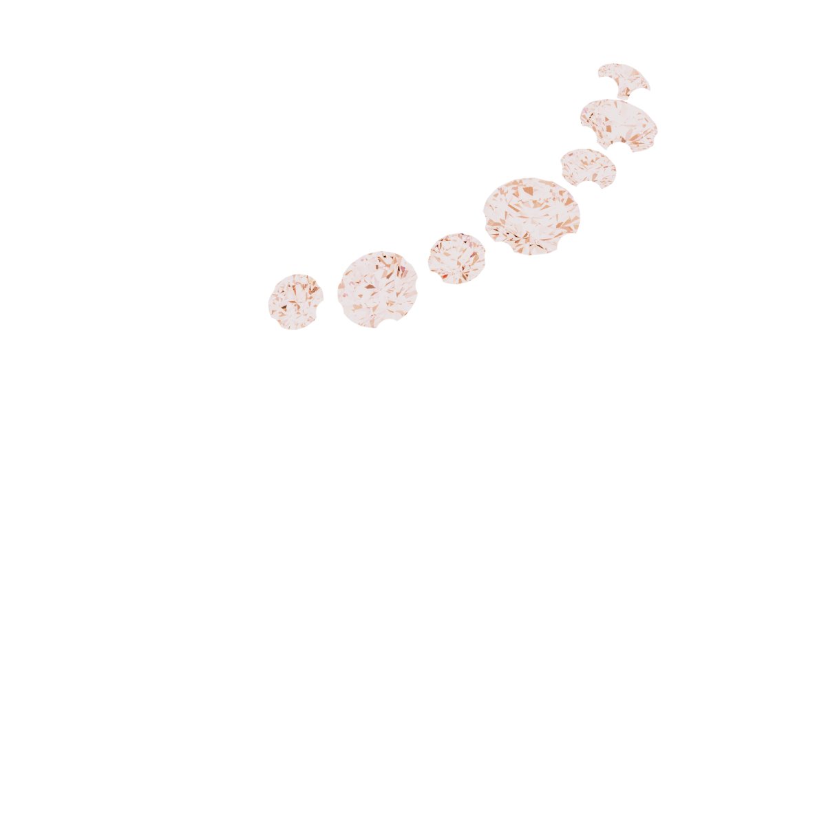 14K Rose Gold 1/10 CTW Lab-Grown Diamond Matching Band
