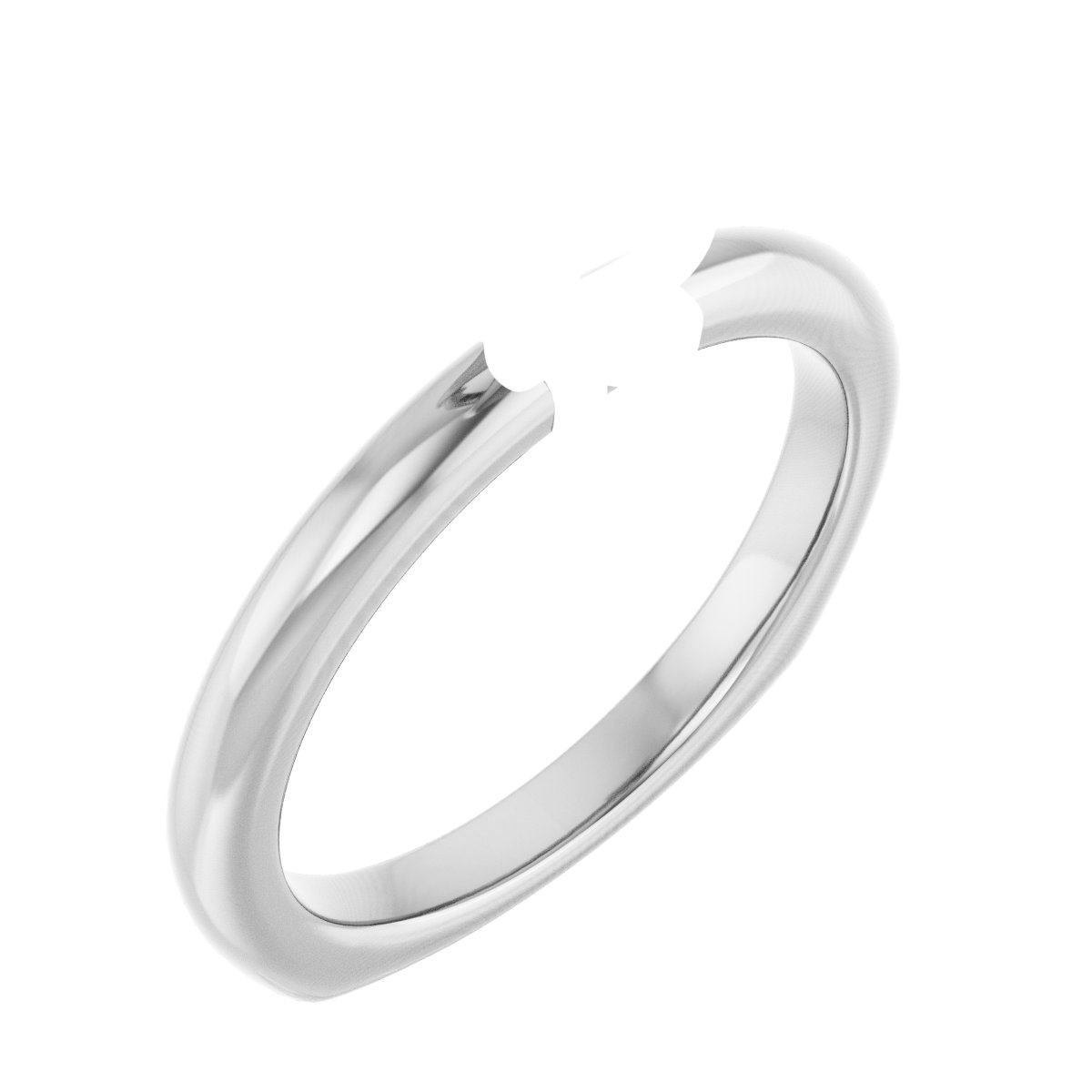 Claw-Prong Euro Shank Engagement Ring