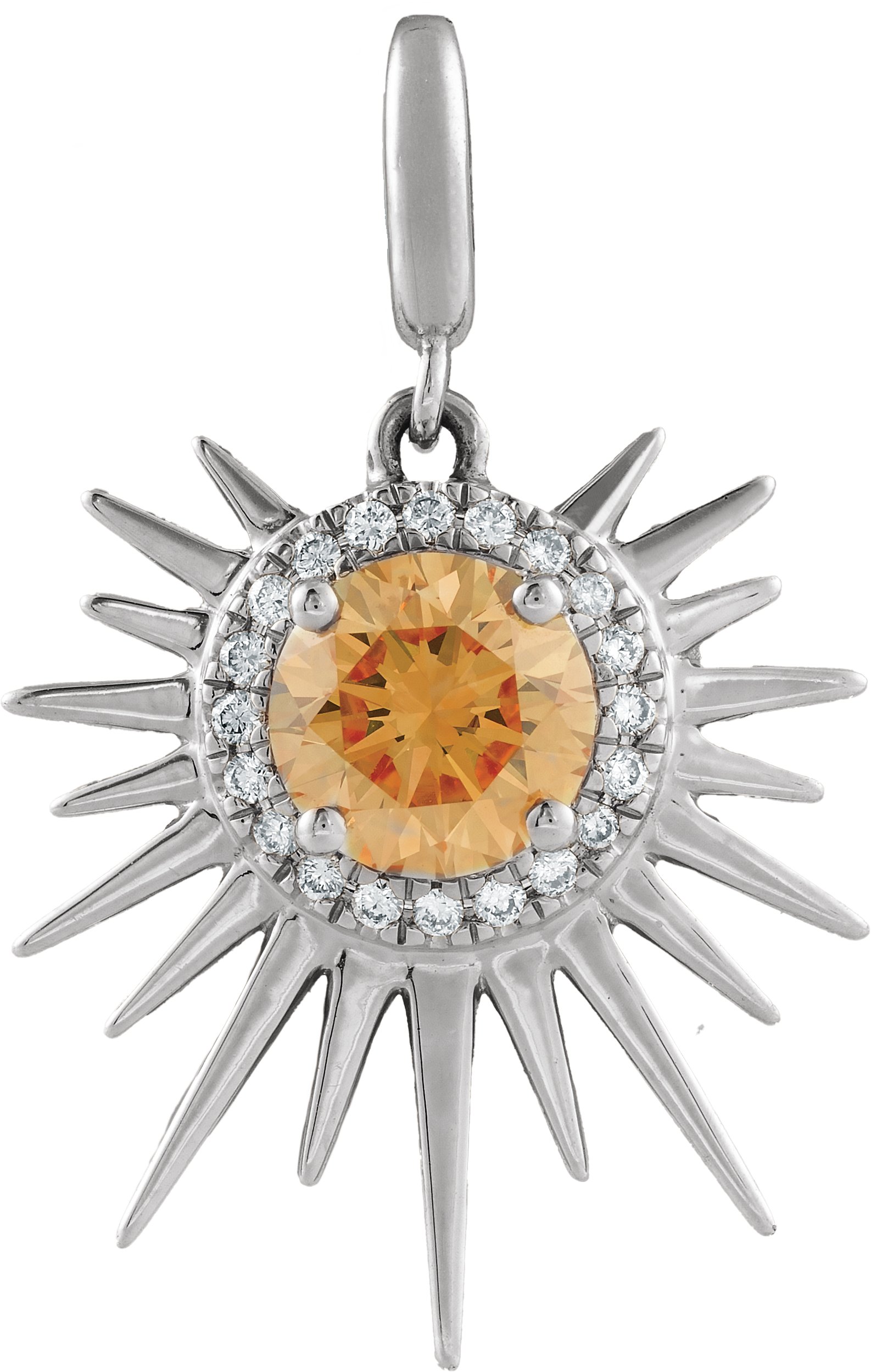 Halo-Style Sun Charm/Pendant