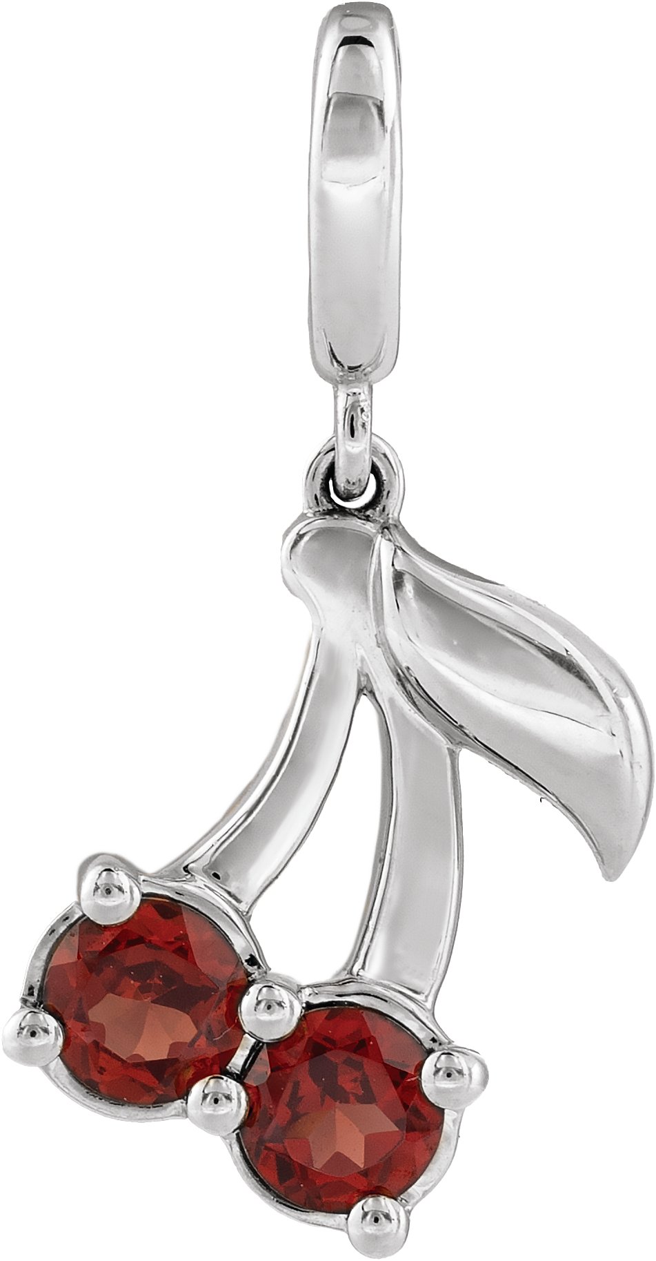 Two-Stone Cherry Charm/Pendant