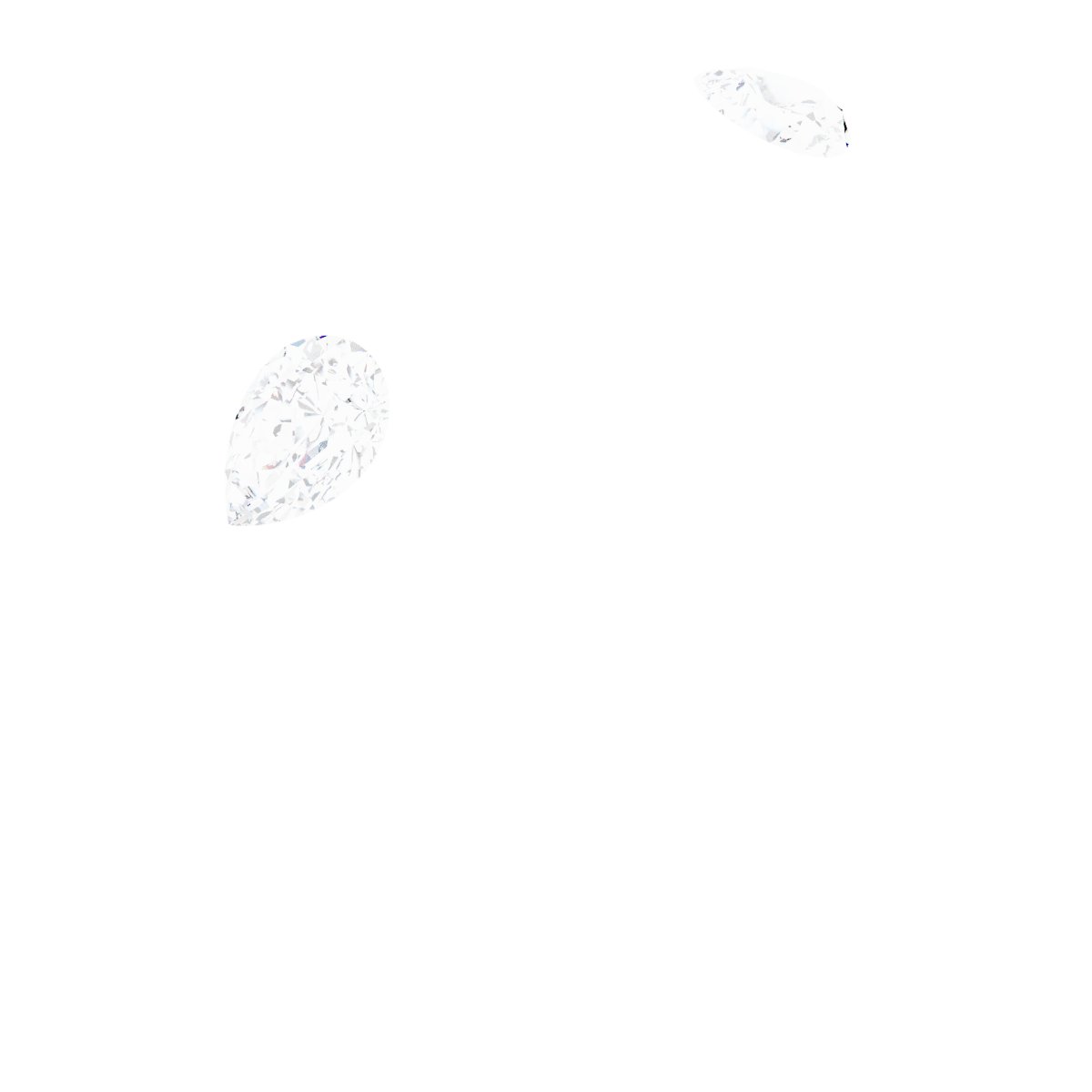 Bezel-Set Three-Stone Engagement Ring
