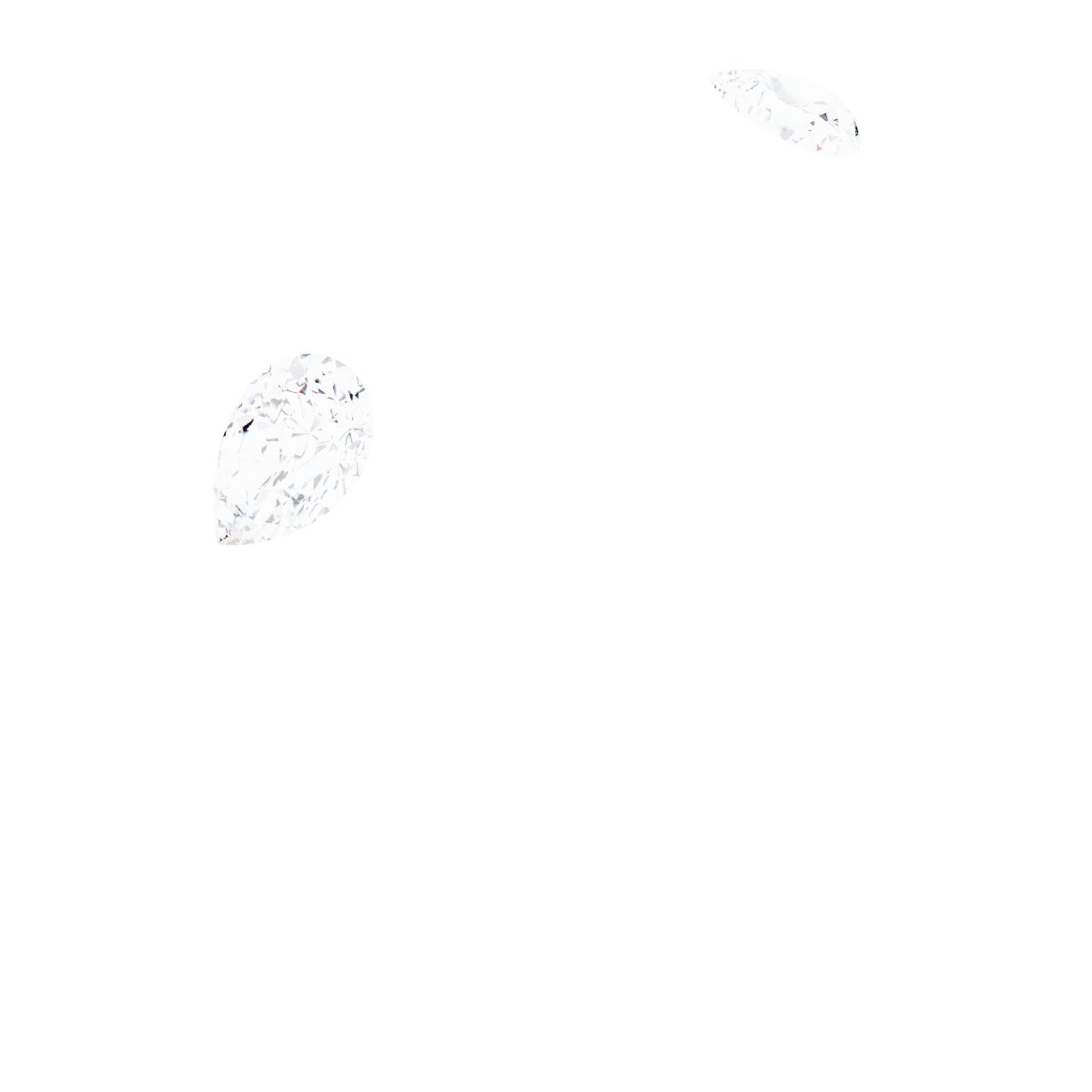 Bezel-Set Three-Stone Engagement Ring
