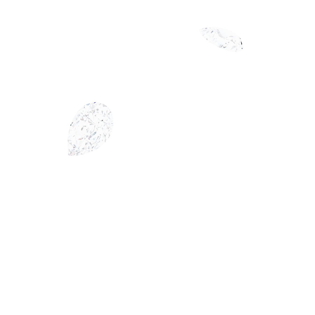 Bezel-Set Three-Stone Engagement Ring