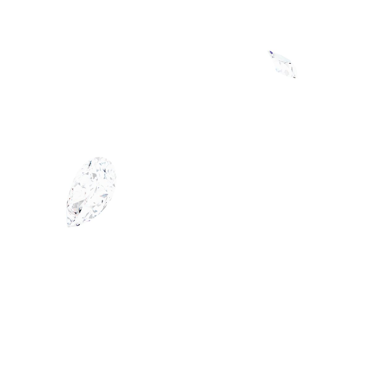 Bezel-Set Three-Stone Engagement Ring