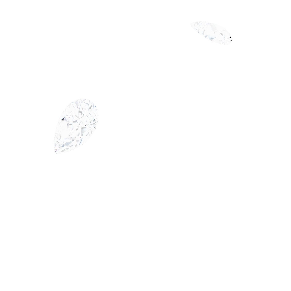 Bezel-Set Three-Stone Engagement Ring
