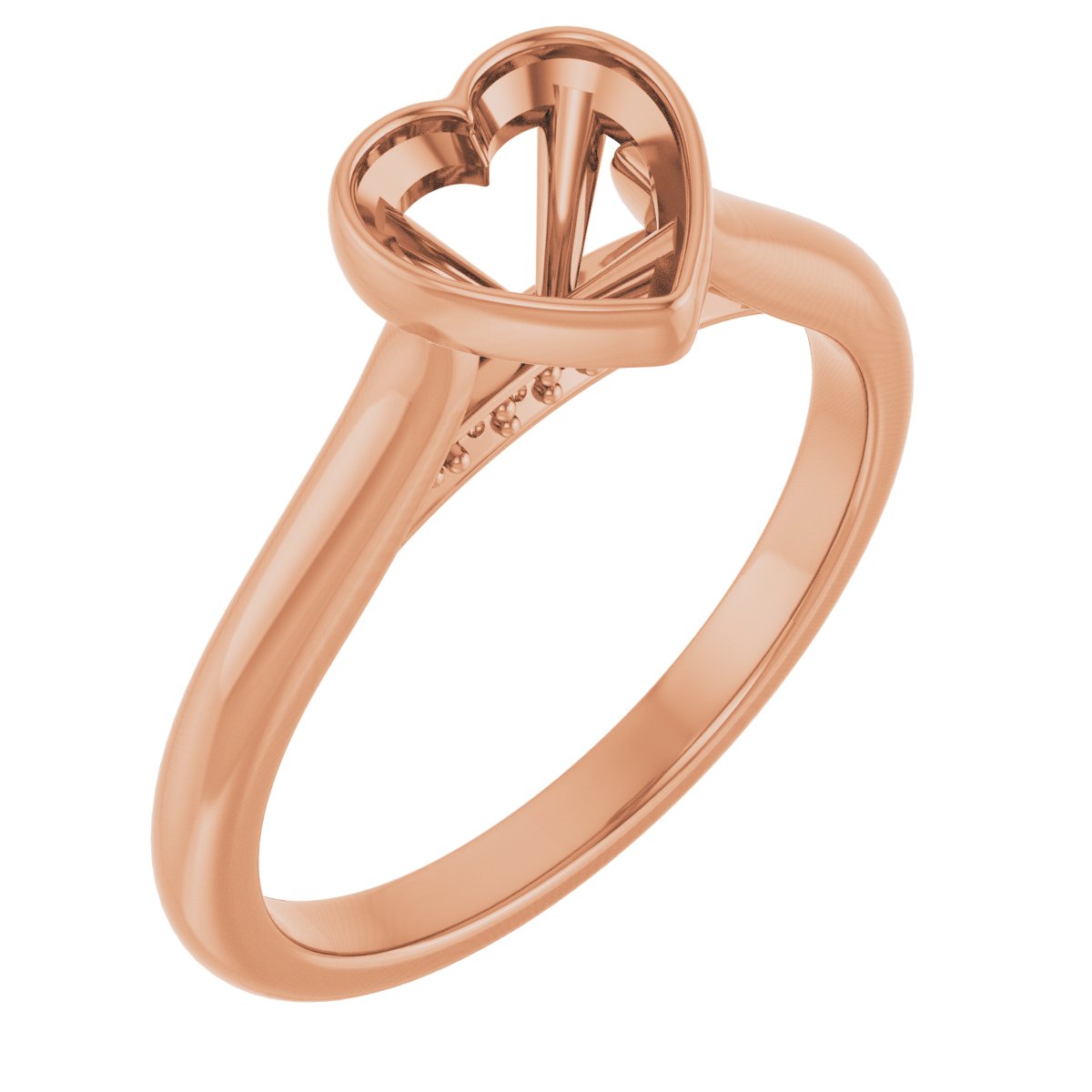Bezel-Set Accented Engagement Ring
