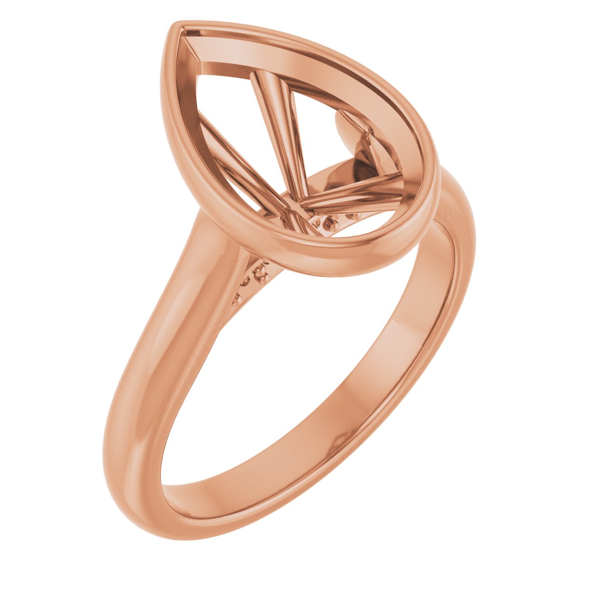 Bezel-Set Accented Engagement Ring