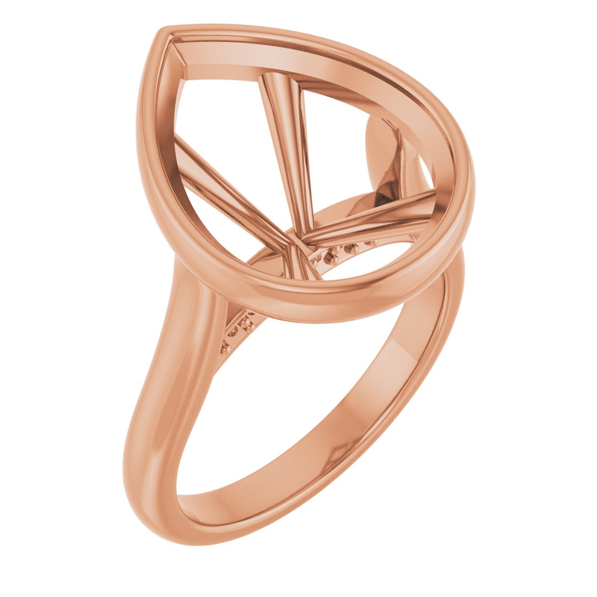 Bezel-Set Accented Engagement Ring