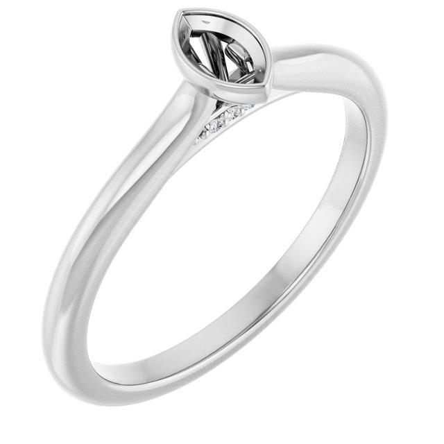 14k White Gold