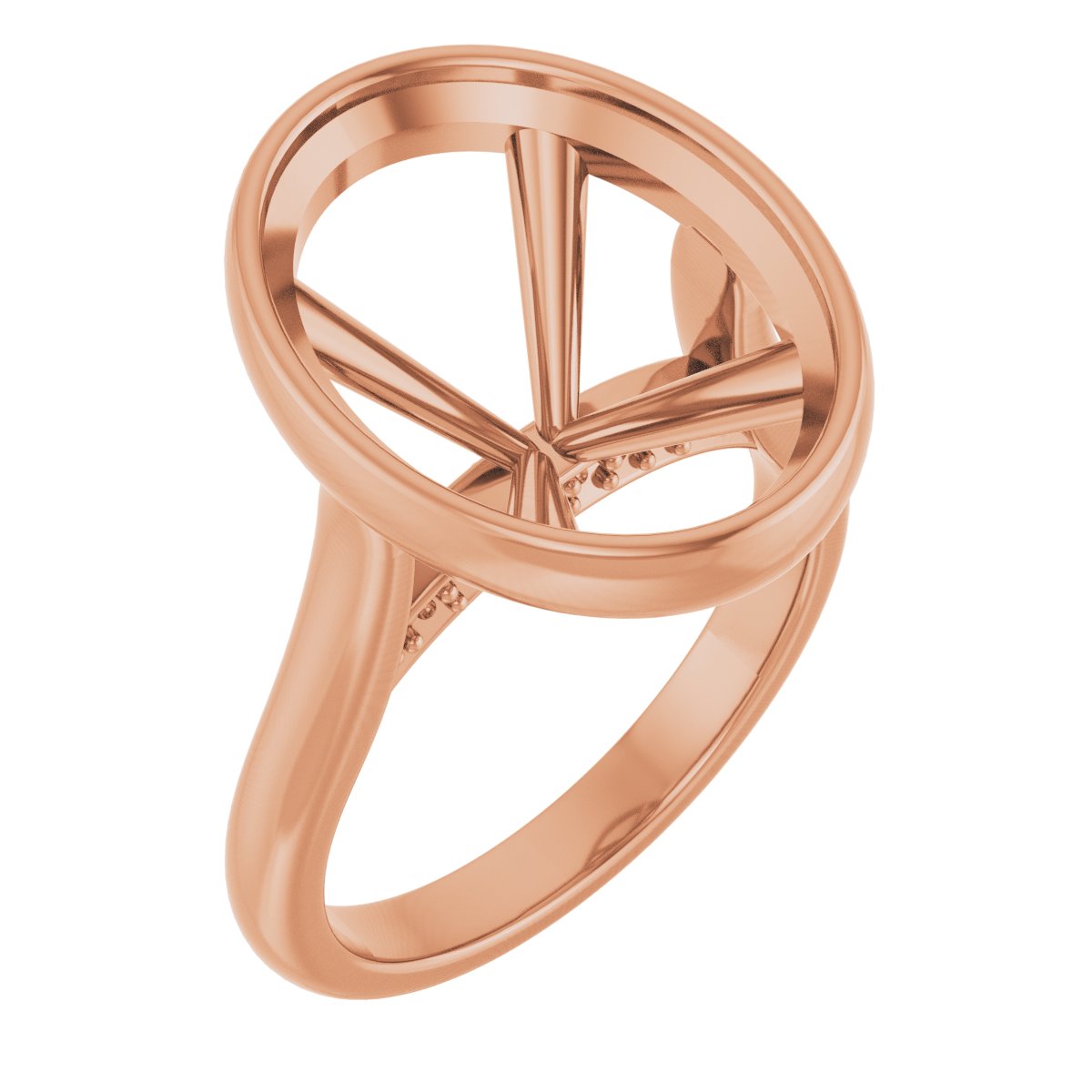 Bezel-Set Accented Engagement Ring