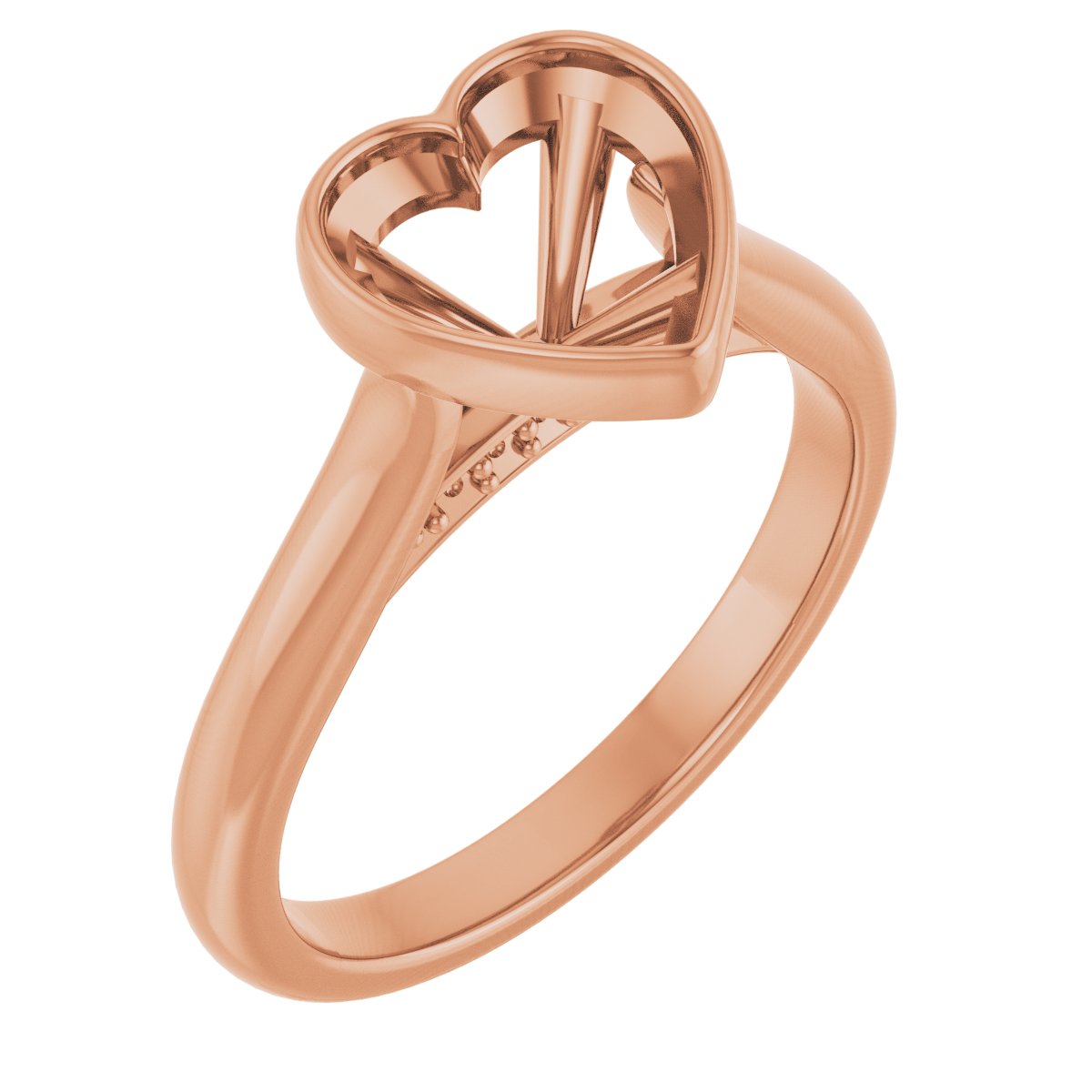 Bezel-Set Accented Engagement Ring