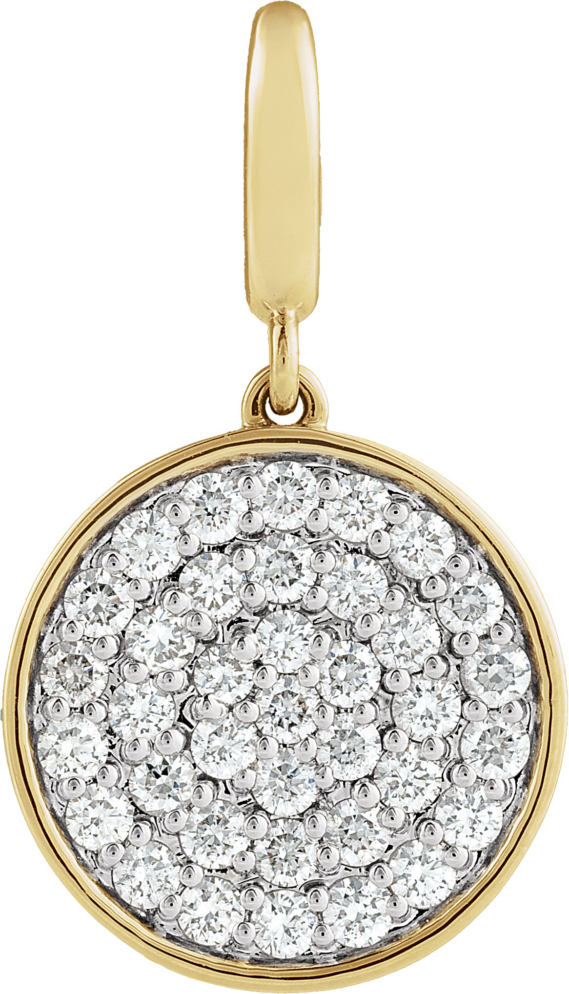 Pavé-Style Charm/Pendant