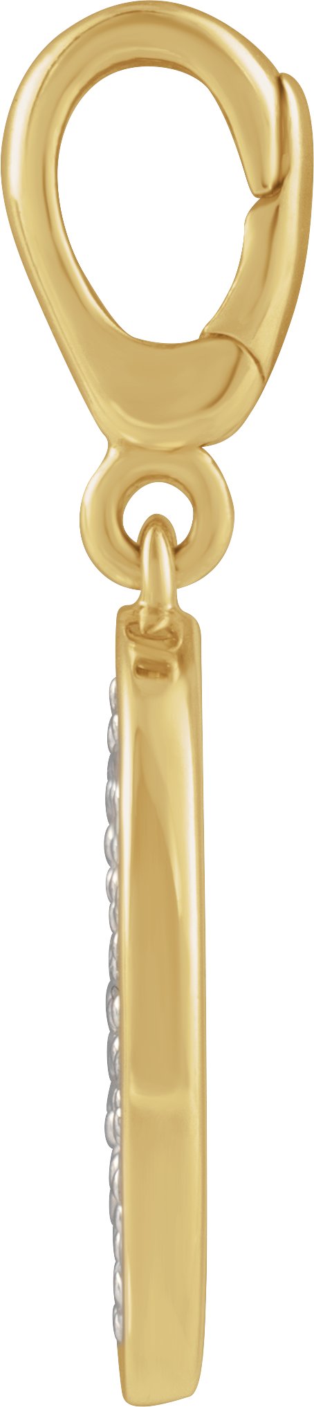 Alternative view of Pavé-Style Charm/Pendant