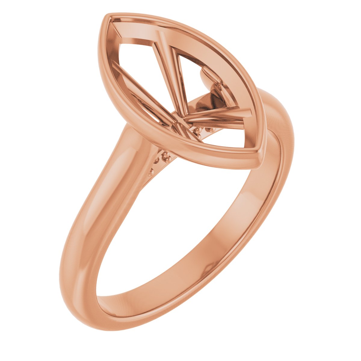 Bezel-Set Accented Engagement Ring