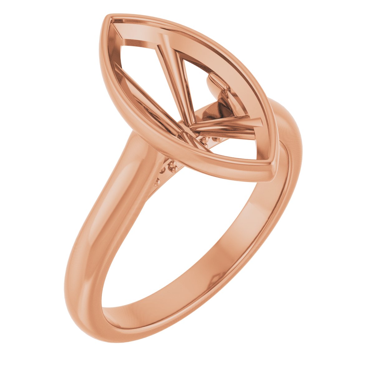 Bezel-Set Accented Engagement Ring
