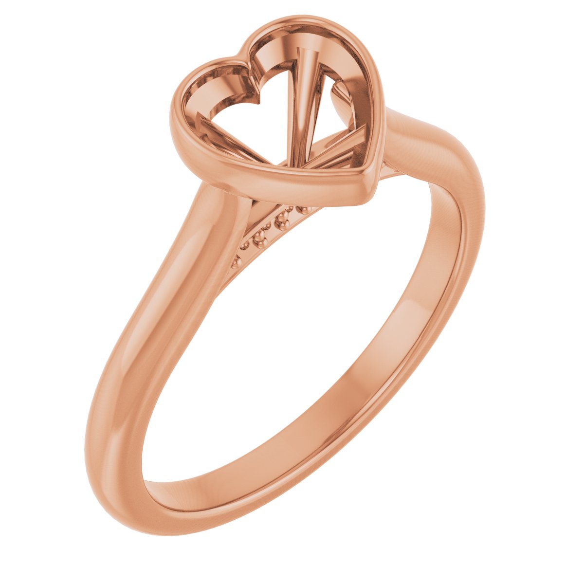 Bezel-Set Accented Engagement Ring