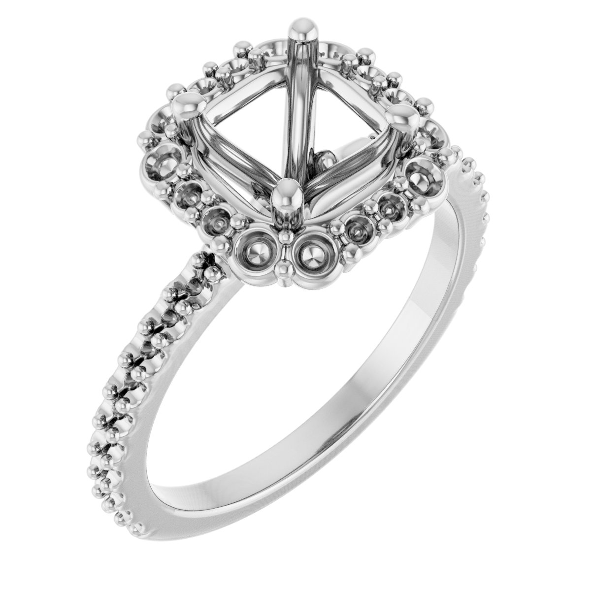 Halo-Style Engagement Ring