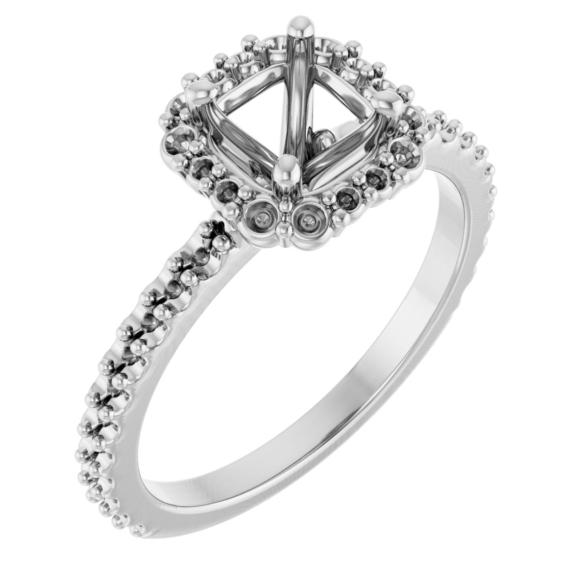 Halo-Style Engagement Ring
