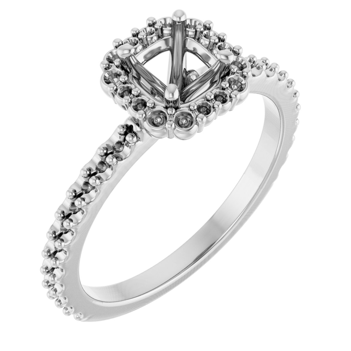 Halo-Style Engagement Ring