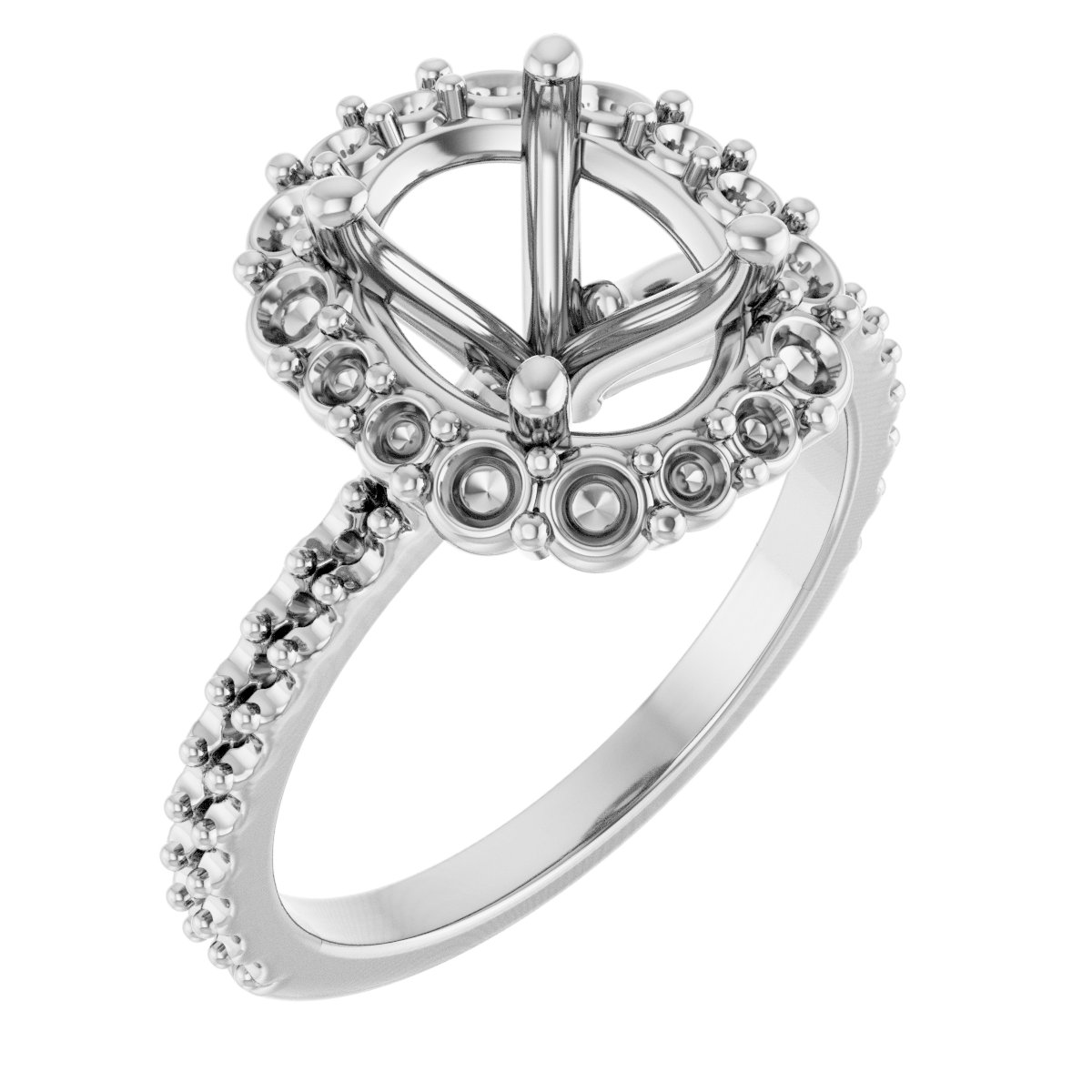 Halo-Style Engagement Ring