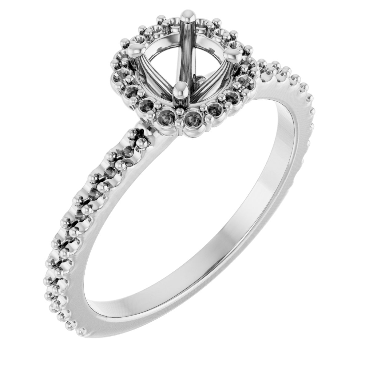 Halo-Style Engagement Ring