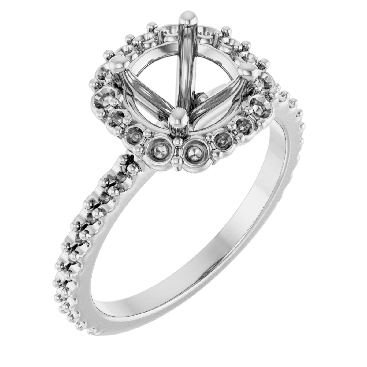 Halo-Style Engagement Ring