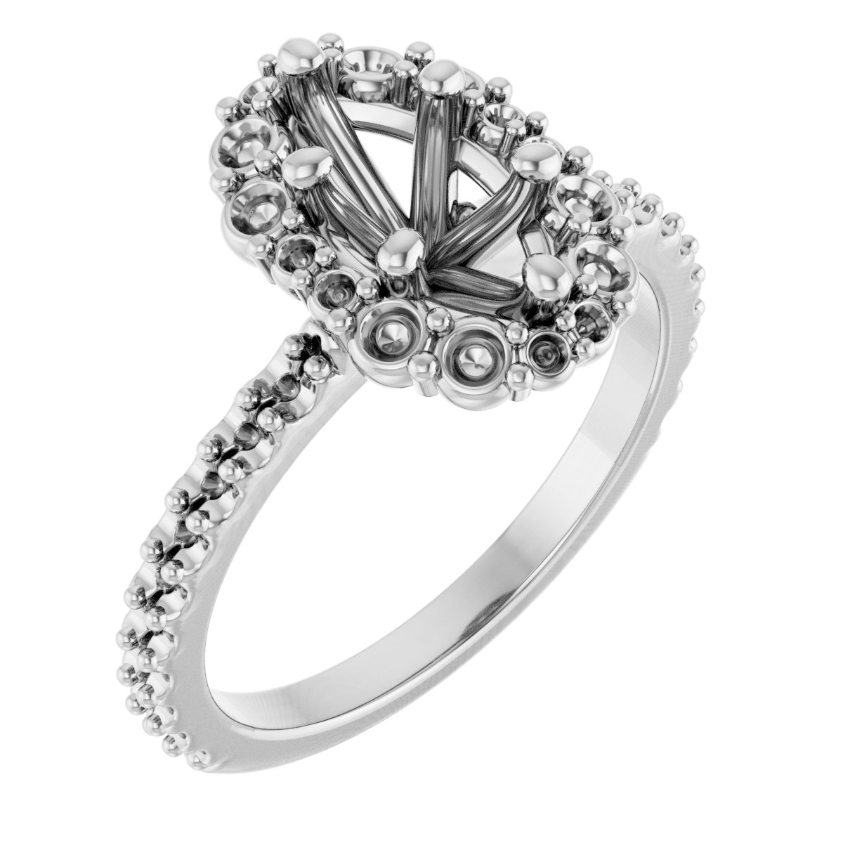 Halo-Style Engagement Ring