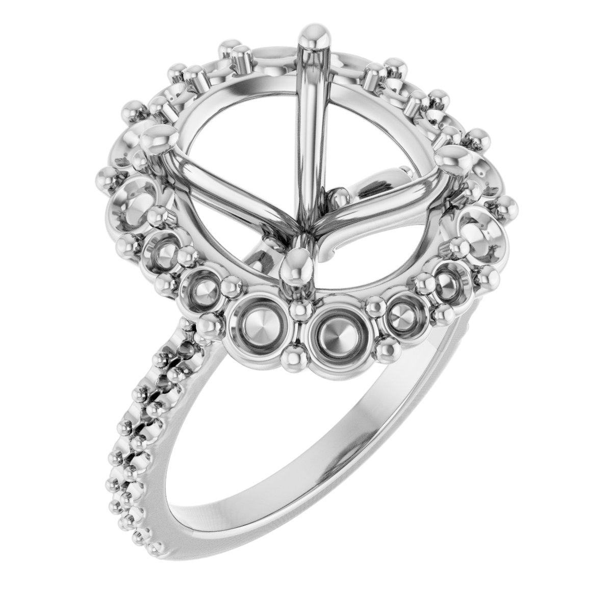 Halo-Style Engagement Ring