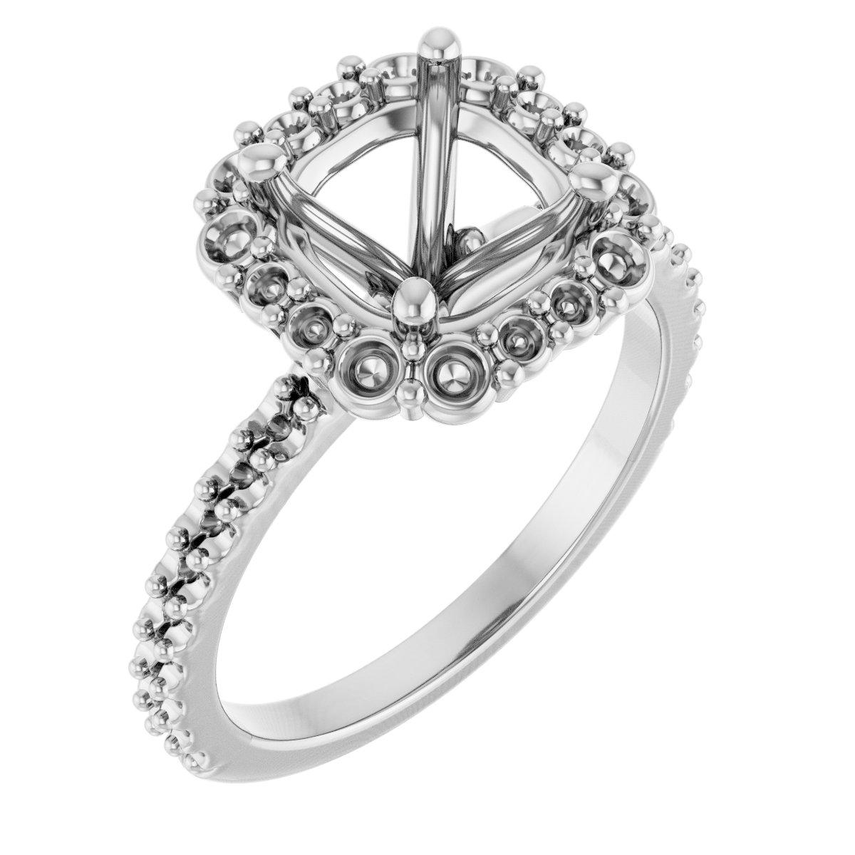 Halo-Style Engagement Ring