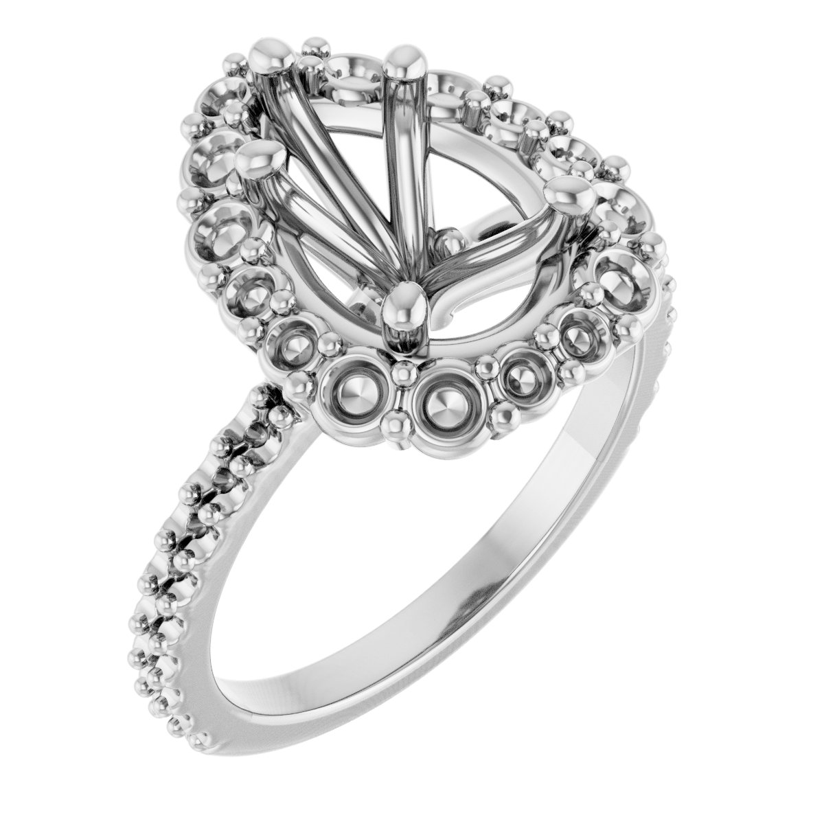 Halo-Style Engagement Ring