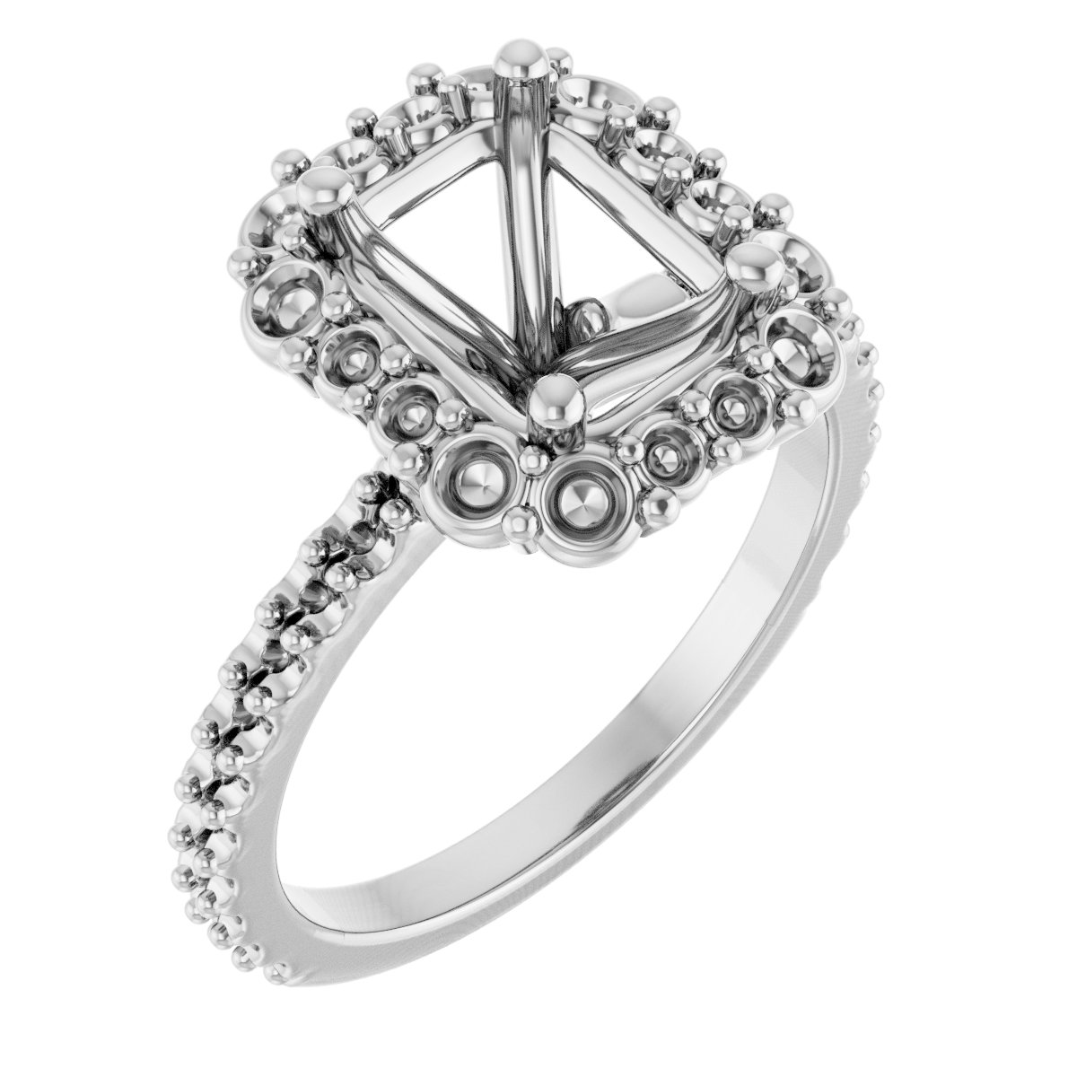 Halo-Style Engagement Ring