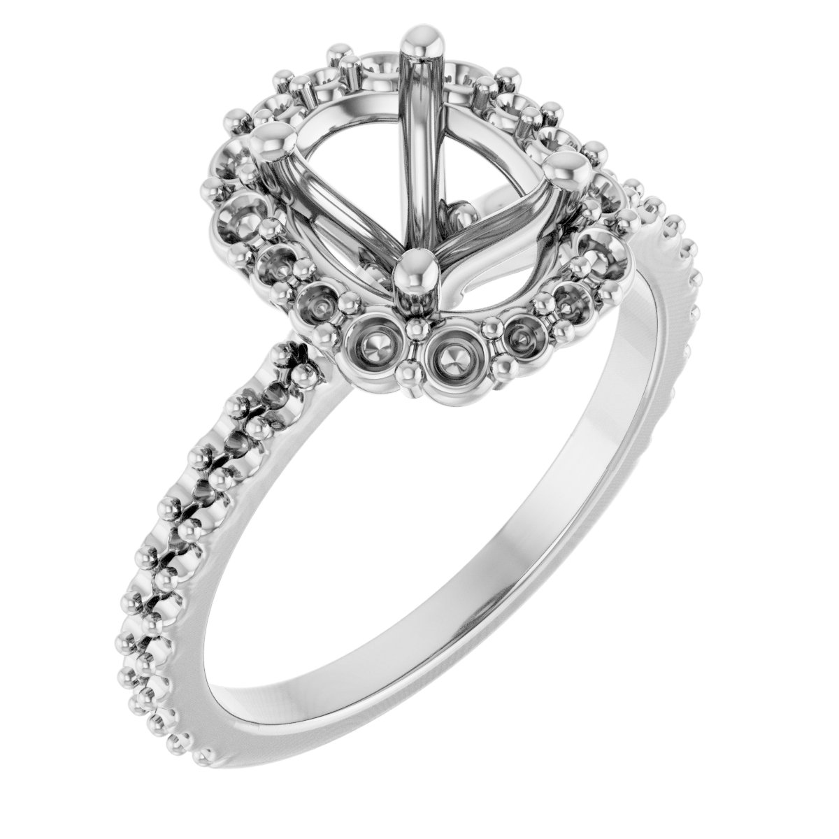 Halo-Style Engagement Ring