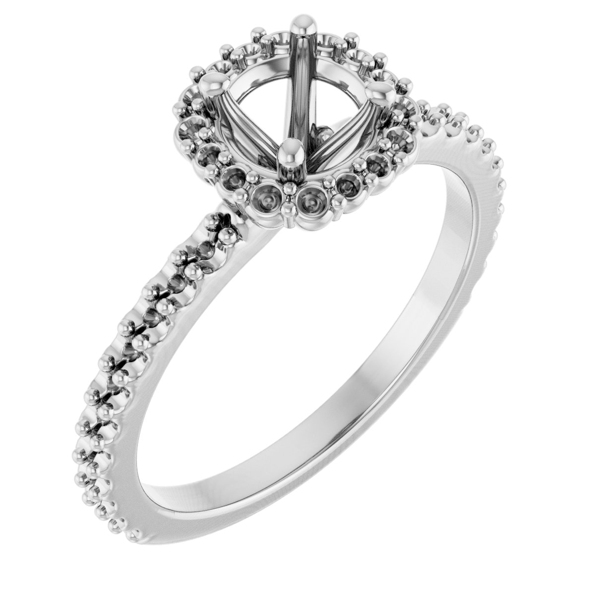Halo-Style Engagement Ring